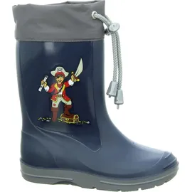 Beck Jungen Ritter Gummistiefel, blau, 24 EU