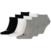 Puma Sneaker Socken Plain 9-Pack schwarz/weiß/grau 2.0 - 39-42