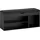 FineBuy Schuhbank 104 x 51 x 32 cm schwarz / schwarz