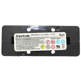 Hawker 0819-0012 Hawker Energy Cyclon 2.5-6 6 Volt Block Akku 0819-1006 6V 2500mAh