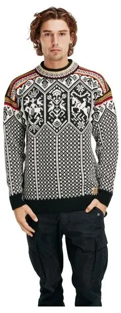 Dale of Norway 1994 Masc Sweater black mustard offwhite (F00) M