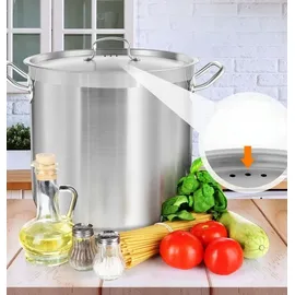 NutriChef Kochtopf 38L 52 cm rund