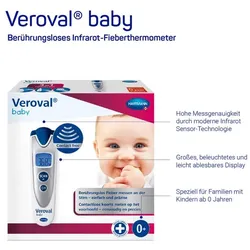 VEROVAL Baby Thermometer silber 1 St.
