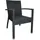 Bolero Rattan Stühle 85,3 x 56 x 60,2 cm anthrazit 4 St.