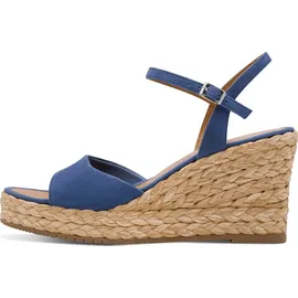 TAMARIS Keilsandaletten Damen Blau 39