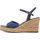 TAMARIS Keilsandaletten Damen Blau 39