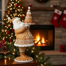 MF Weihnachtsmann 43 cm Braun