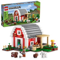 LEGO Minecraft 21187 The Red Barn Bauspielzeug-Set für Kinder, Mädchen und Jungen ab 9 Jahren, 799 Teile