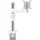 Vogel's MOMO 2127 Monitor Halterung 109,2 cm (43) Weiss