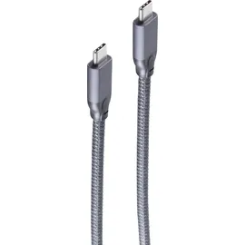 ShiverPeaks USB-C 1 m Grau