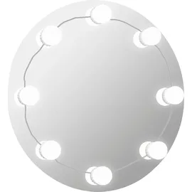 vidaXL Wandspiegel Rund 3078640 cm Silber