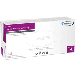 MaiMed vinyl Puderfrei Untersuchungshandschuhe unsteril Größe XL 100 St Handschuhe