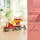 HaPe Feuerwehrauto mit Sirene - mit Feuerwehrmann-Figur, Spielzeugauto, Feuerwehrauto mit drehbarer Leiter & Zubehör, aus Holz, Rollenspielzeug für Kinder ab 2 Jahren
