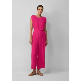 s.Oliver Plissierter Jumpsuit aus Chiffon mit Bindegürtel - pink - 38