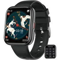 Smartwatch für Herren und Damen, intelligente Fitnessuhr mit 1,91 Zoll HD-Touchscreen, Schrittzähler, Kalorienverbrauch, Fitness-Tracker Android IOS
