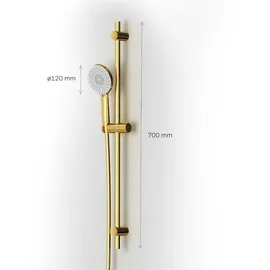 AM.PM Duschset Gold Brauseset, Handbrause Set, Duschsäule, Duschkopf-Set
