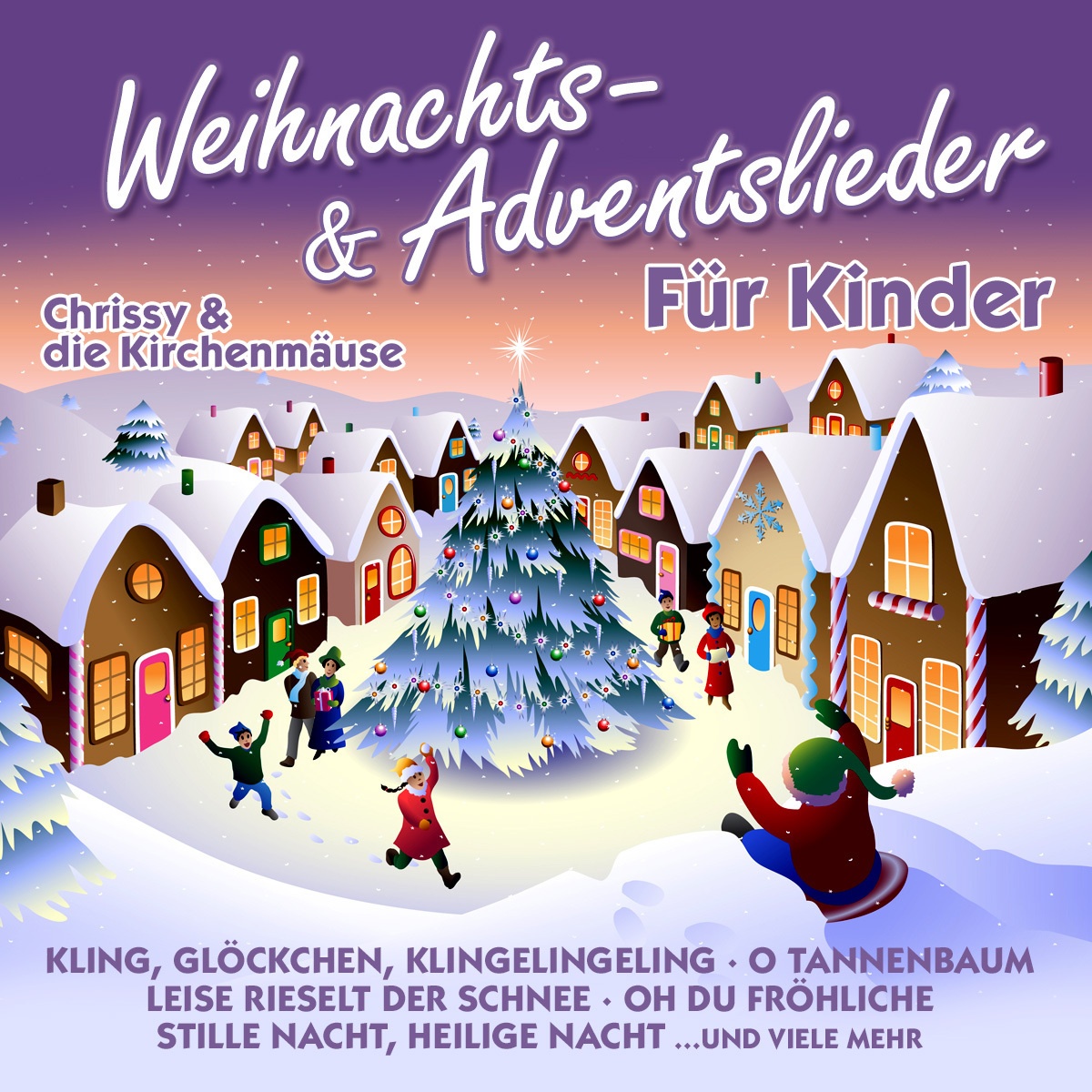 Weihnachts-& Adventslieder Für Kinder - Chrissy & die Kirchenmäuse. (CD)
