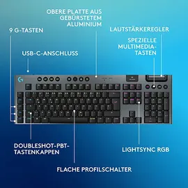 Logitech G915 X LIGHTSPEED Schwarz