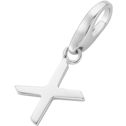 Giorgio Martello Milano Charm Buchstabe X, Silber 925 Damen 