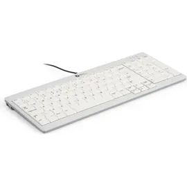 Bakker Elkhuizen BakkerElkhuizen UltraBoard 960 V2 Standard Compact, weiß/grau, USB, DE (BNEU960V2DE)