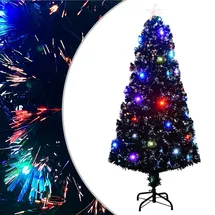 vidaXL Weihnachtsbaum mit Beleuchtung 150 cm grün
