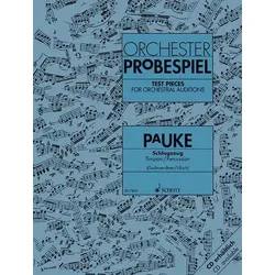 Orchester-Probespiel Pauke / Schlagzeug