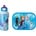 Campus Trinkflasche + Brotdose mit Bento-Einsatz – ideal für Schule und Freizeit – spülmaschinenfest, ABS, Frozen II, 2-teilig