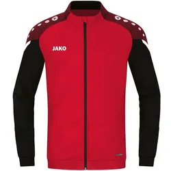 JAKO Kinder Polyesterjacke Performance, rot/schwarz, 116
