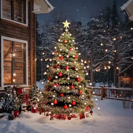 vidaXL Weihnachtsbaum-Lichternetz mit 180 LEDs 180 cm