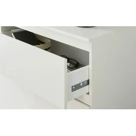 Möbel Boss Highboard 80 x 131 x 40 cm Weiß