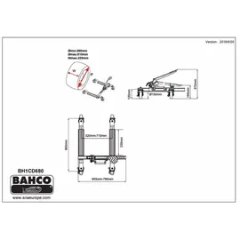 BAHCO Rangierhilfe BH1CD680 680kg
