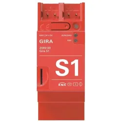 Gira S1 Datenschnittstelle, REG, 2TE, Bussystem KNX, ohne andere Bussysteme, Ethernet