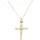 Smart Jewel Kette mit Anhänger Kreuz Gold/Silber 925