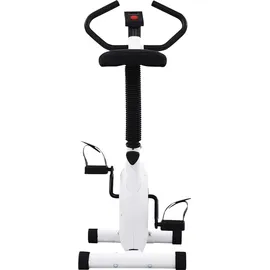 vidaXL Heimtrainer inkl. Gurtwiderstand schwarz/weiß