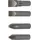 BGS 711 Hand-Schlagschrauber-Bits 2 Schlitz 8/10 mm 2 Kreuzschlitz PH2/PH3