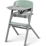 Kinderkraft LIVY Kinderhochstuhl von 6 Monate bis 110 kg, Stuhl für die ganze Familie, Ergonomische Rückenlehne, Minimalistisches niederländisches Design, Grün