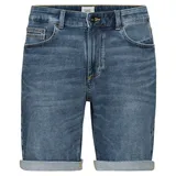 CAMEL ACTIVE Jeansbermudas Bermudashorts Slim Fit blau