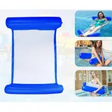 Aougo - Mehrzweck-Schwimmhängematte, Sinwind aufblasbarer Pool-Schwimmer, 4-in-1 schwimmende Liege-Schwimm-Hängematte, Wasserhängematte,