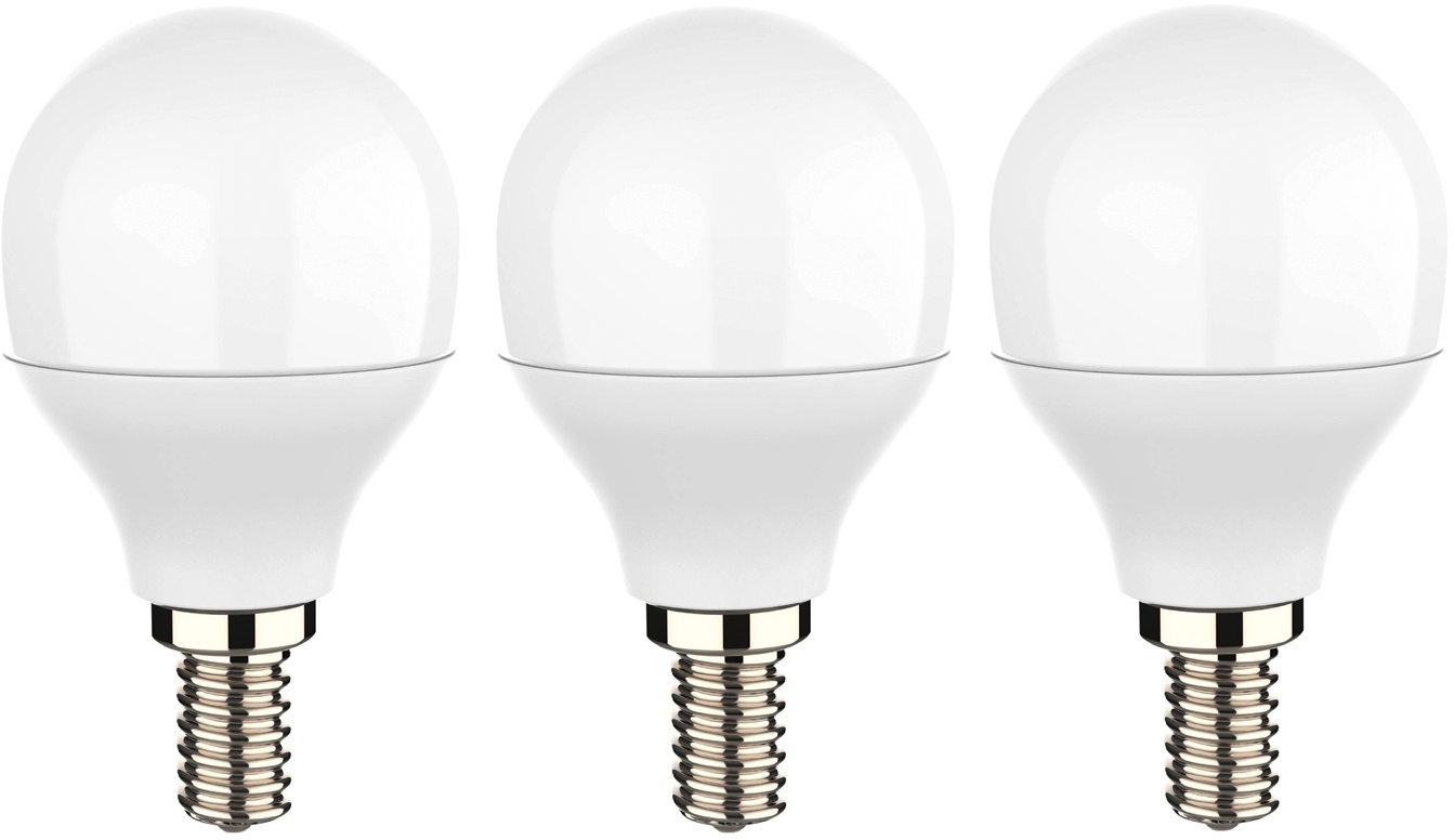 EGLO LED-Leuchtmittel 3er Set TAIKA, Weiß - Kunststoff - E14
