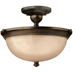 Mayflower 3-flammige Halbdeckenleuchte - Olde Bronze