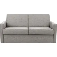 Places of Style Schlafsofa Goldpoint 162 cm, Dauerschläfer, Liegefläche 120/200cm,«, 2-Sitzer mit Bettfunktion, Bonell-Federkernmatratze grau