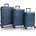 HEYS Zen Koffer-Set 3-tlg. polycarbonat/blau