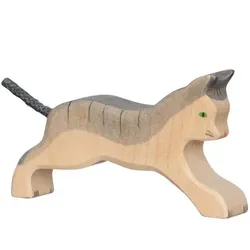 HOLZTIGER Katze, laufend