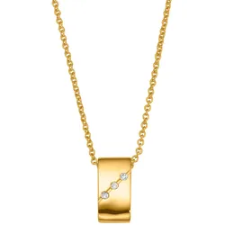 Anker-Anhänger LADY, gold (vergoldet), Schmuckanhänger, Damen