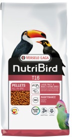 Nutribird T16 voor grote vruchten- en insectenetende vogels  2 x 10 kg
