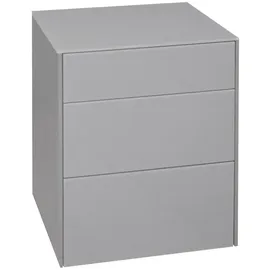 Harper Mäusbacher Imola Kommode Holzwerkstoff/Glas 52x63x42 cm - Anthrazit matt lack