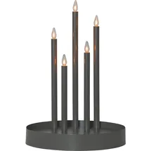 EGLO Kerzenständer Deco Metall Grau