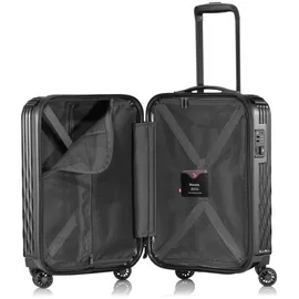 Pack Easy Flow 4-Rollen Cabin 52 cm / 36 l grau/schwarz