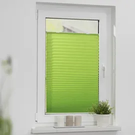 Lichtblick Plissee, Haftfix, ohne Bohren, grün - gruen