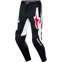 Alpinestars Supertech AFD Vista, Textilhose - Schwarz/Weiß/Rot / 38